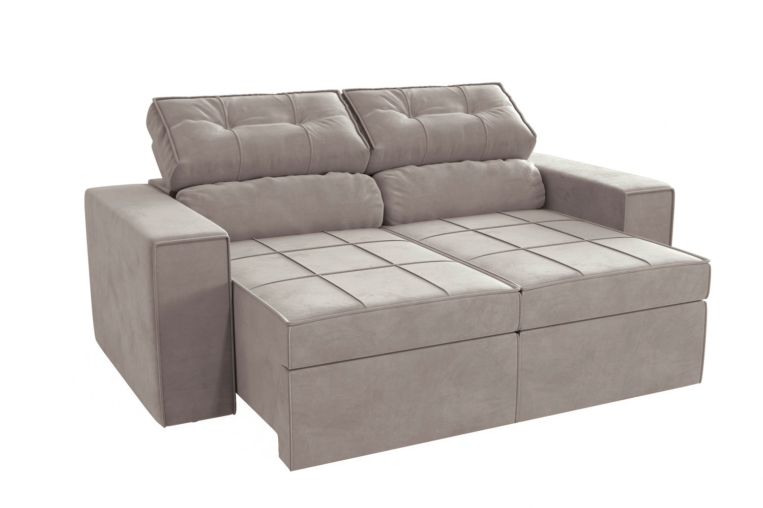 SOFA RETRACTIL/RECLINABLE 6 POSICIONES LANUS 206CM