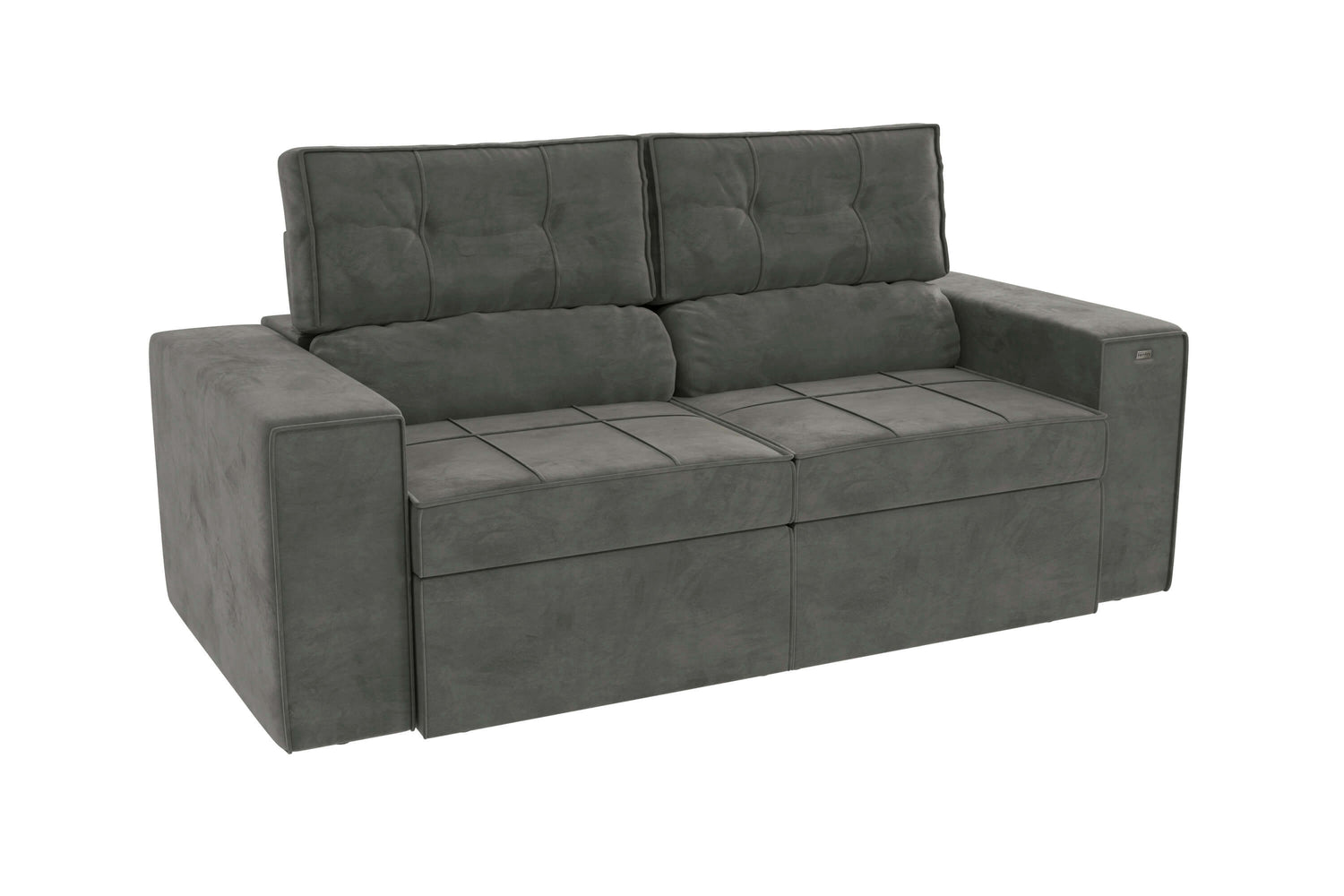 SOFA RETRACTIL/RECLINABLE 6 POSICIONES LANUS 206CM