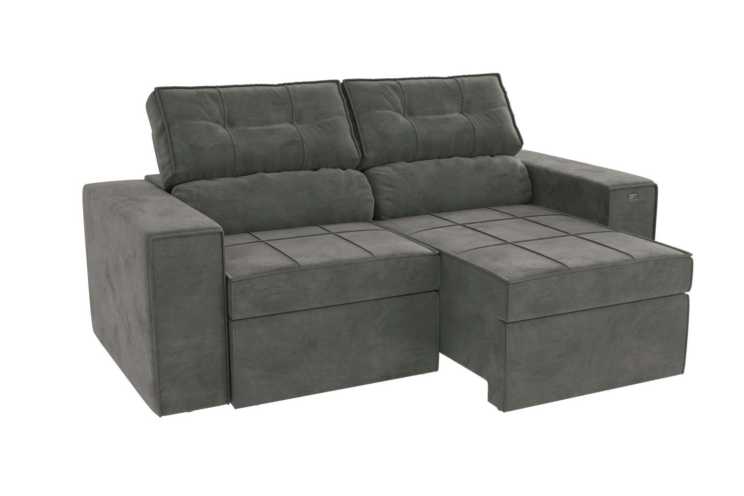 SOFA RETRACTIL/RECLINABLE 6 POSICIONES LANUS 206CM