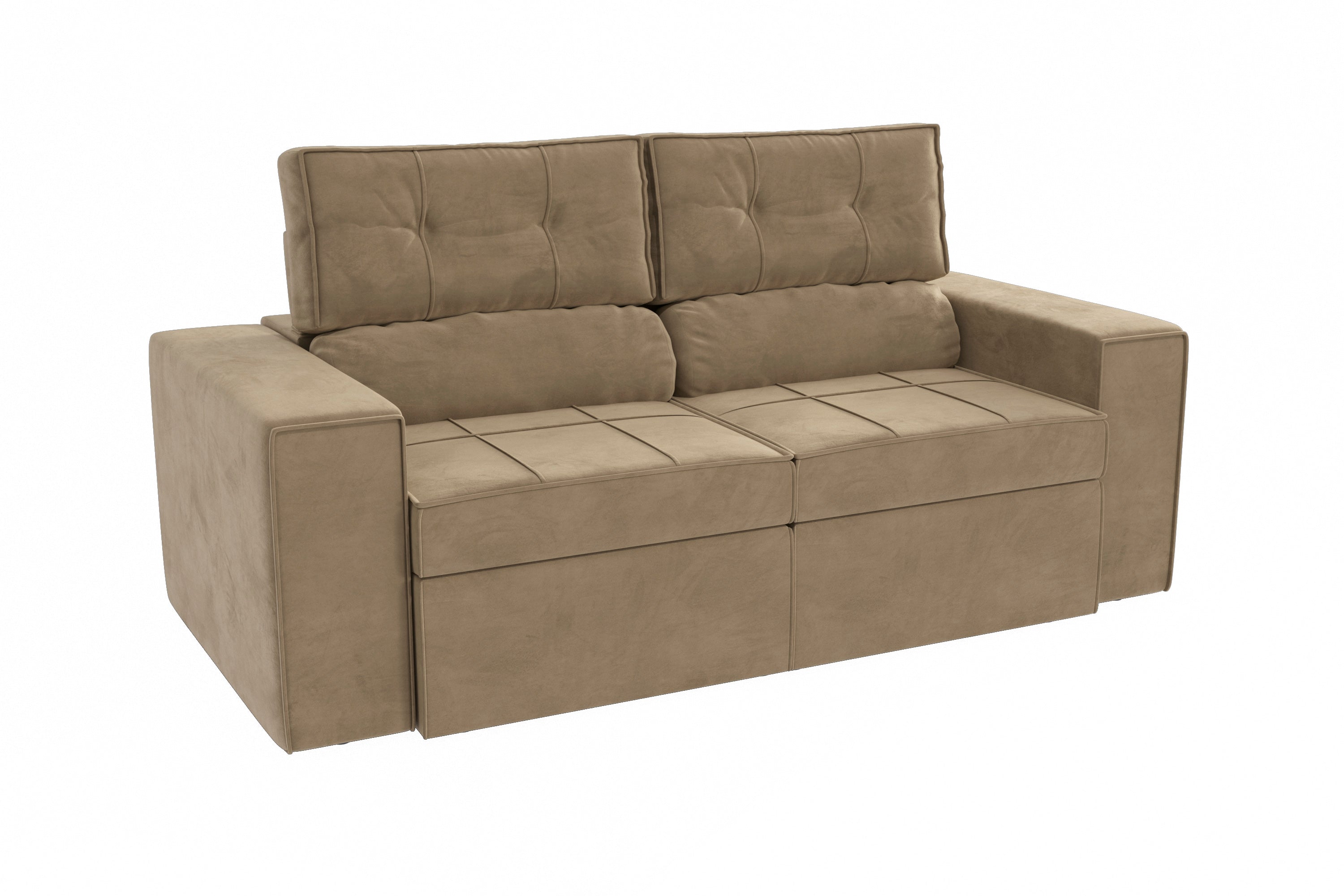 SOFA RETRACTIL/RECLINABLE 6 POSICIONES LANUS 206CM