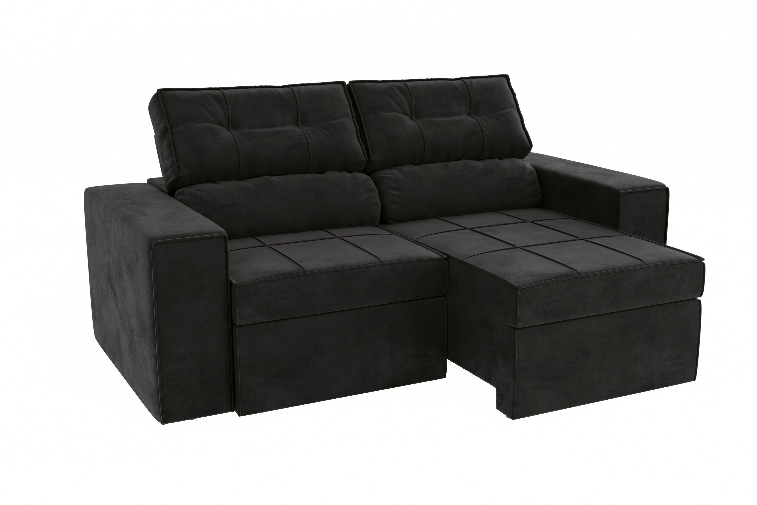 SOFA RETRACTIL/RECLINABLE 6 POSICIONES LANUS 206CM