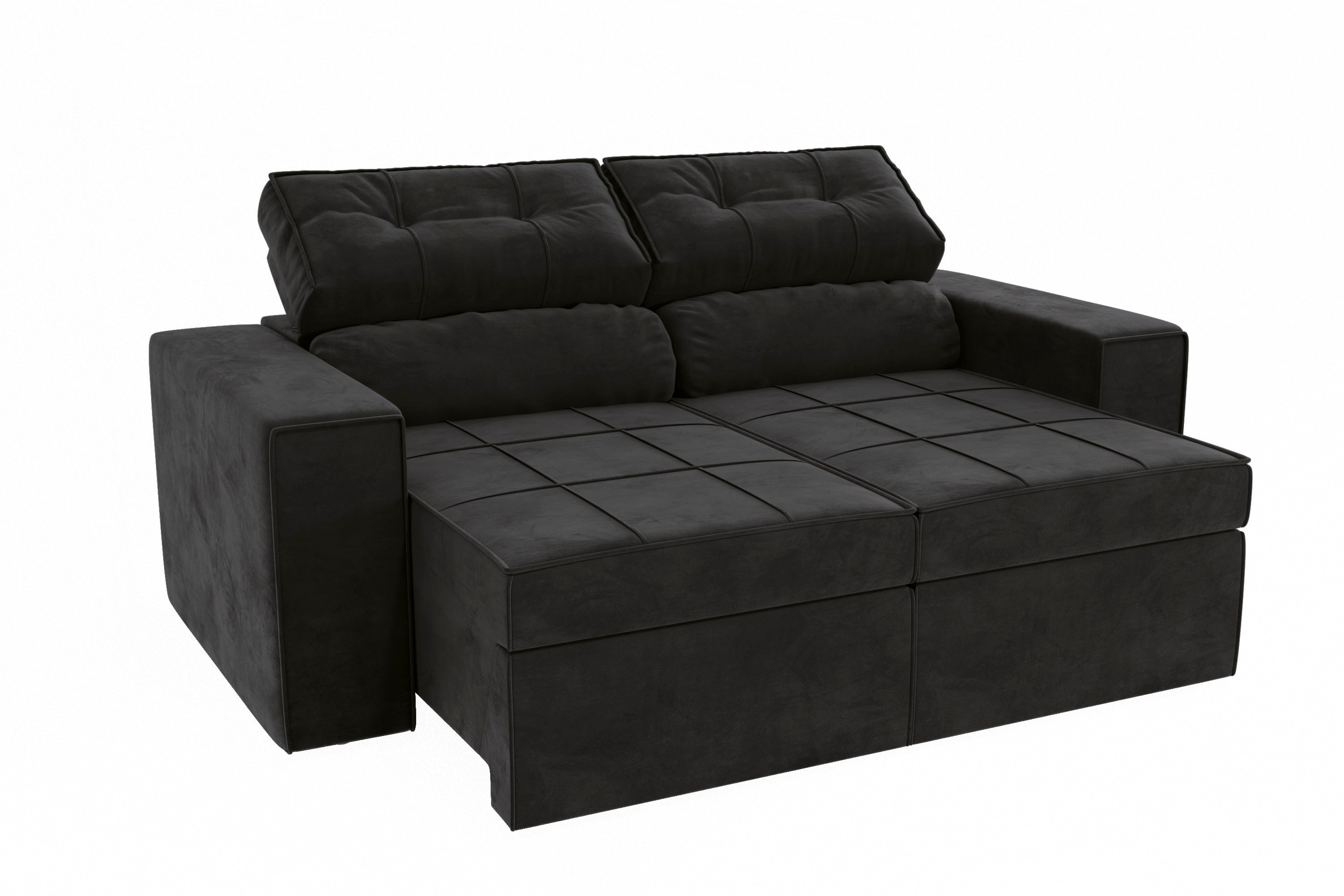 SOFA RETRACTIL/RECLINABLE 6 POSICIONES LANUS 206CM