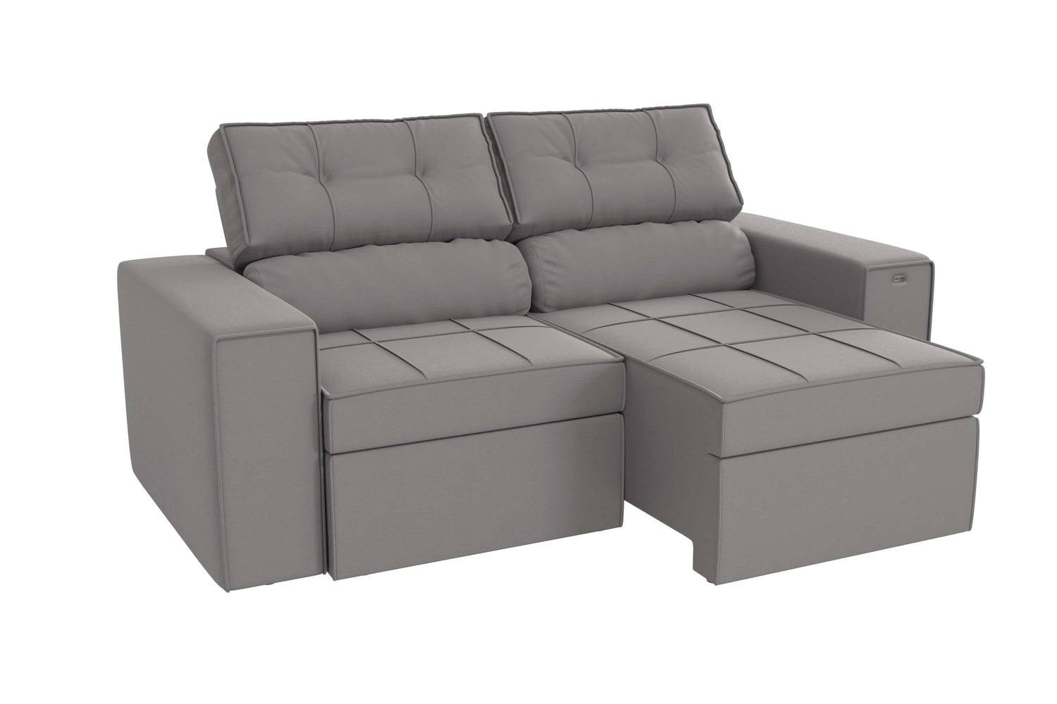 SOFA RETRACTIL/RECLINABLE 6 POSICIONES LANUS 206CM