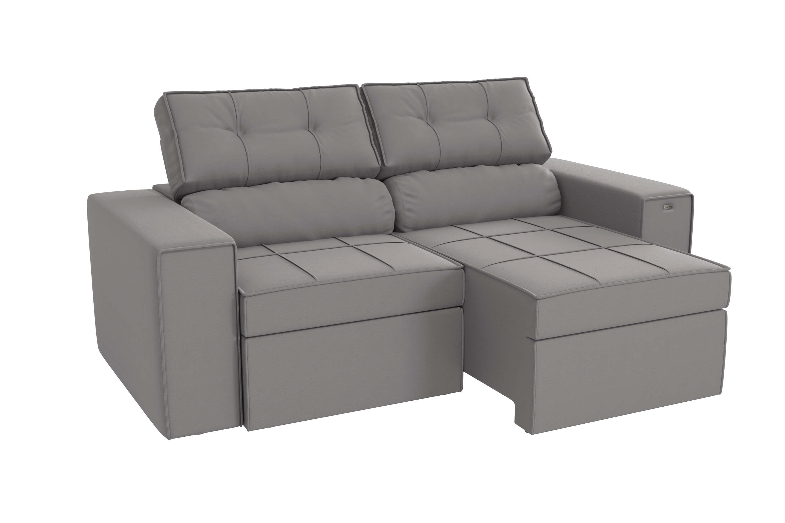 SOFA RETRACTIL/RECLINABLE 6 POSICIONES LANUS 206CM