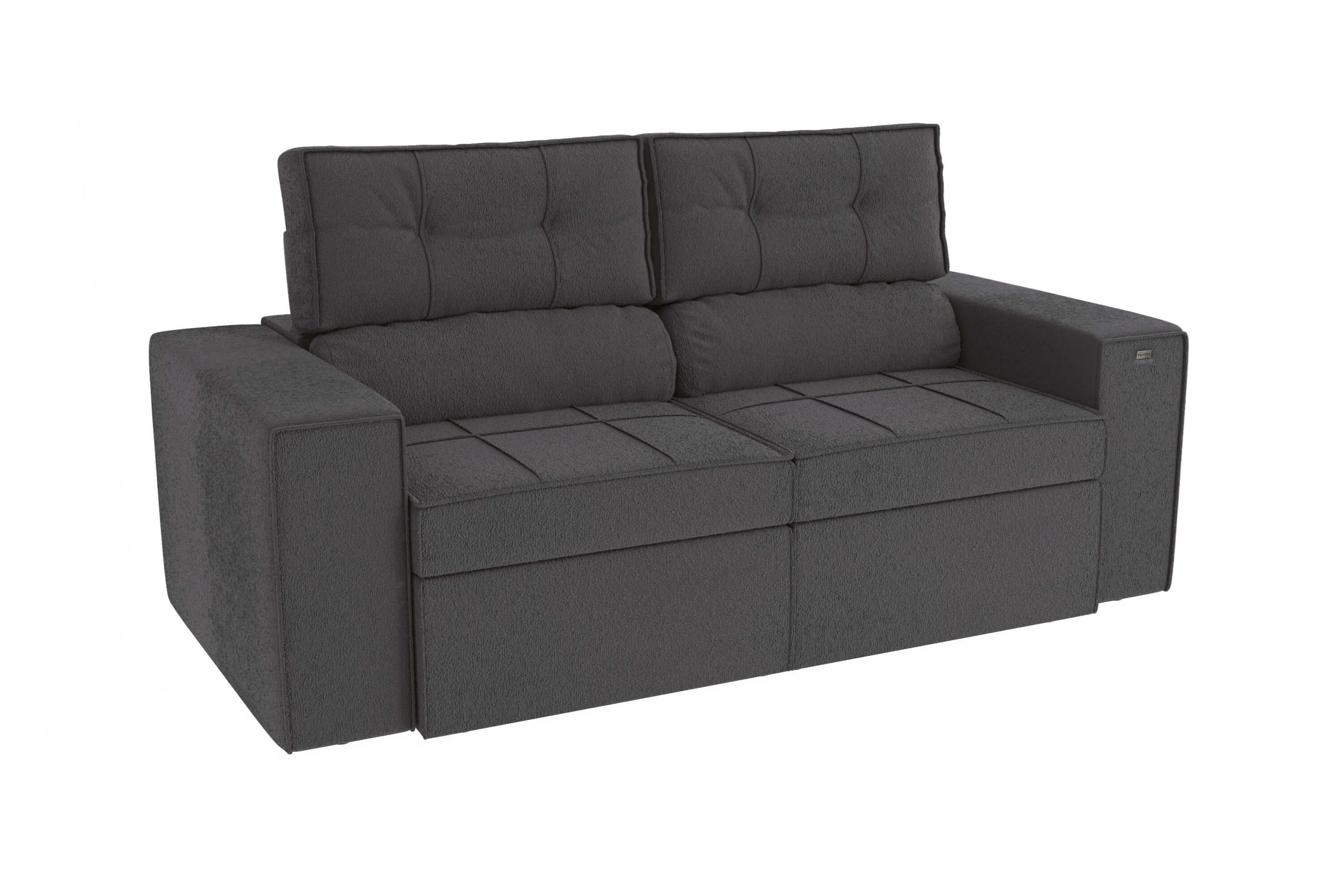 SOFA RETRACTIL/RECLINABLE 6 POSICIONES LANUS 206CM