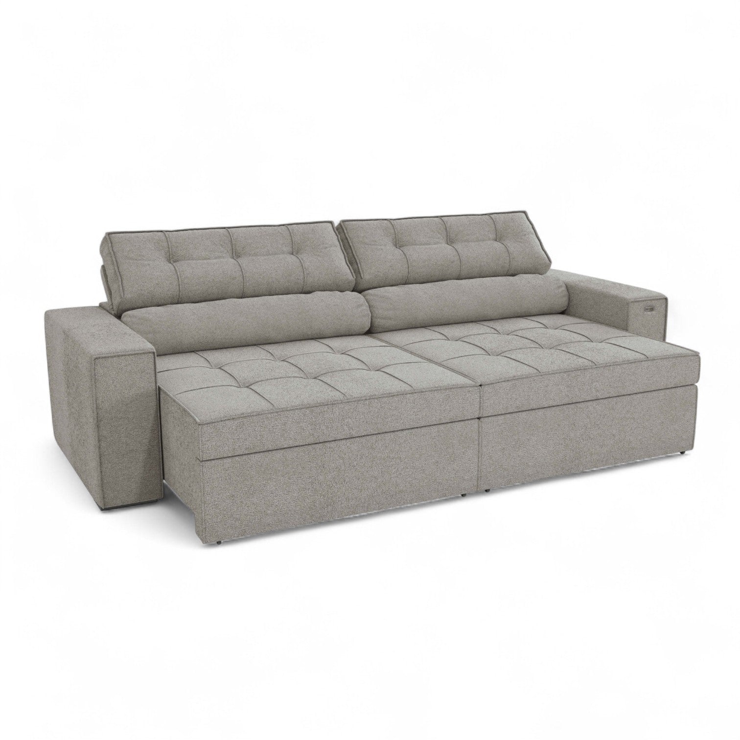 SOFA LANUS ARENA 2.70CM RETRACTIL RECLINABLE