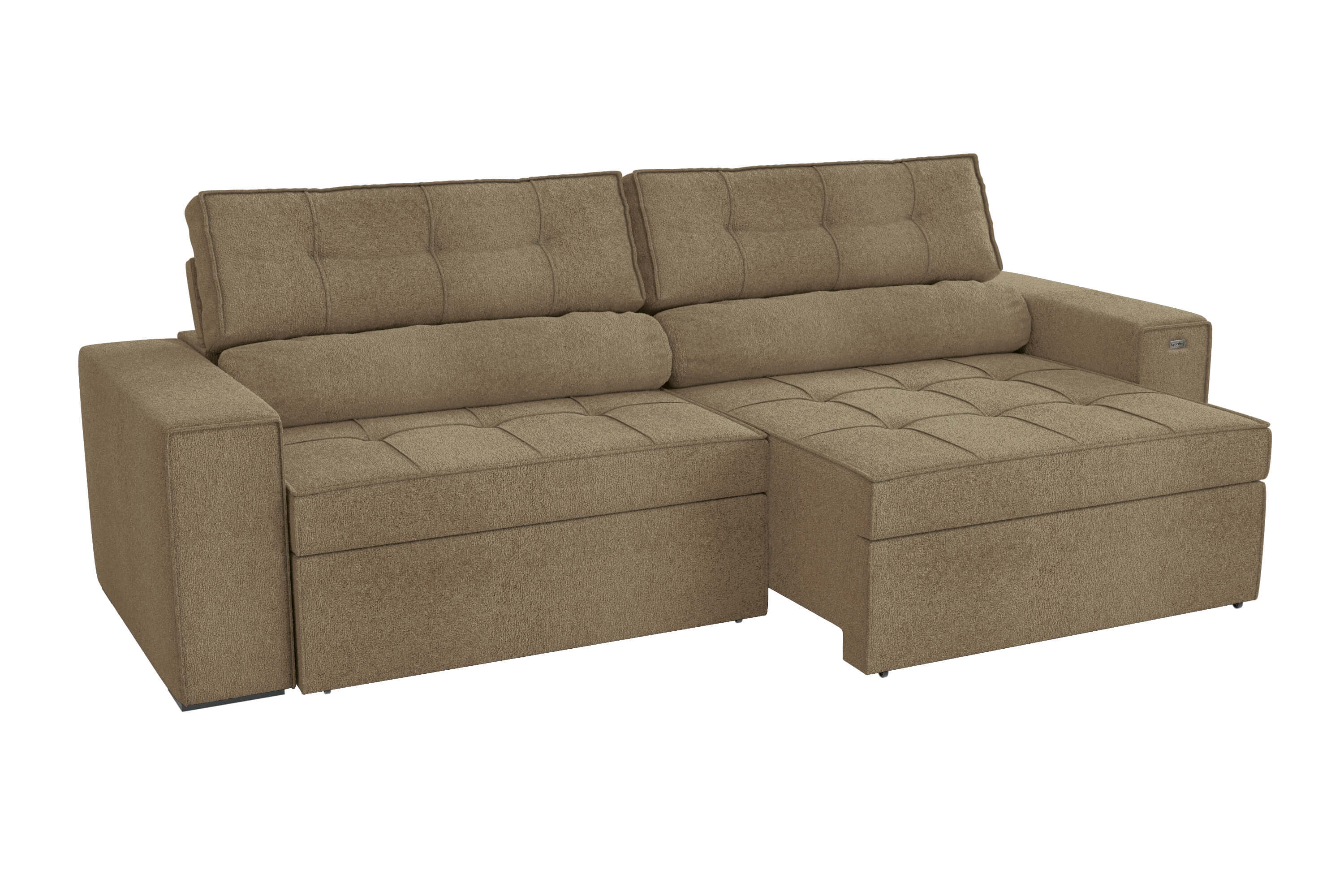 SOFA LANUS ARENA 2.70CM RETRACTIL RECLINABLE