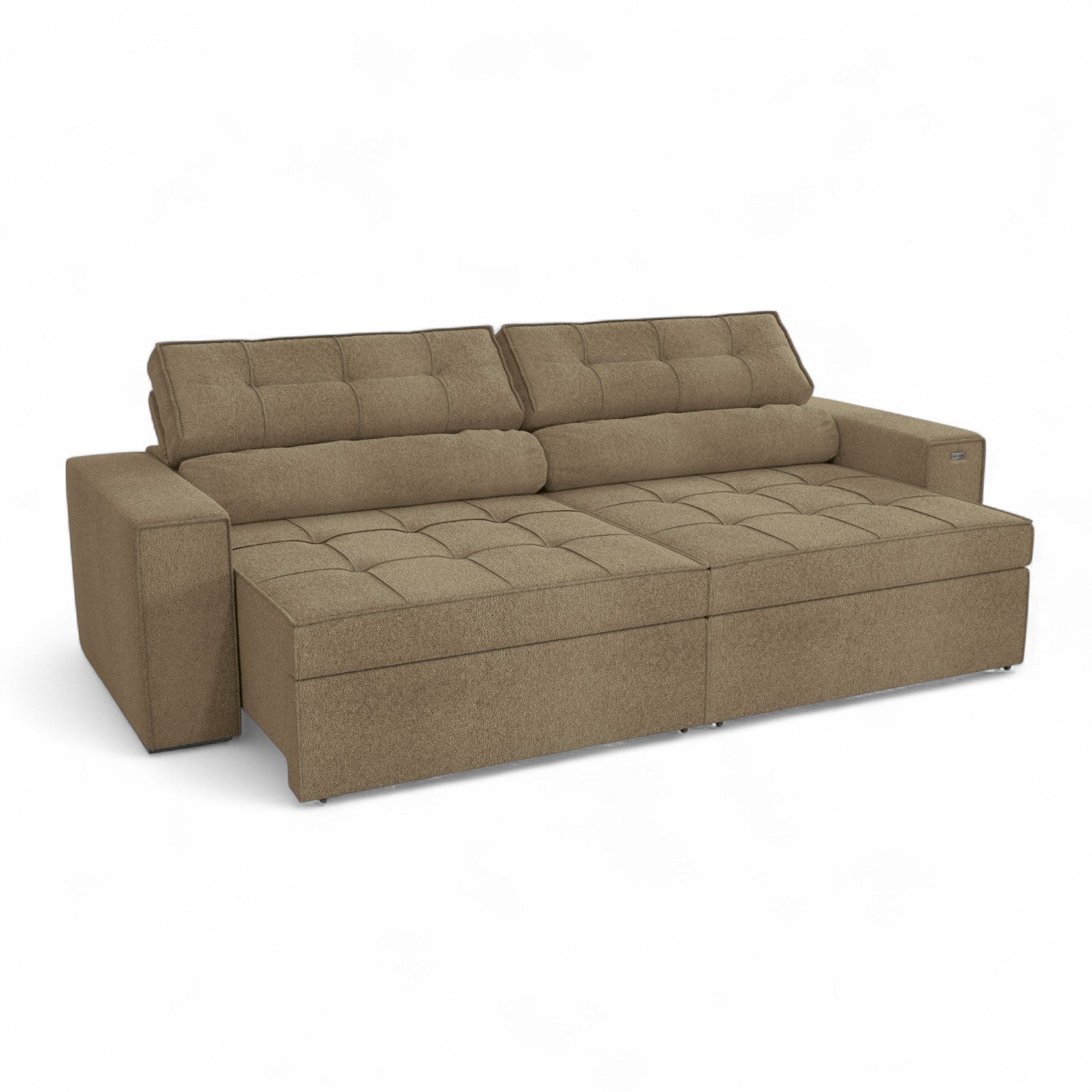 SOFA LANUS ARENA 2.70CM RETRACTIL RECLINABLE