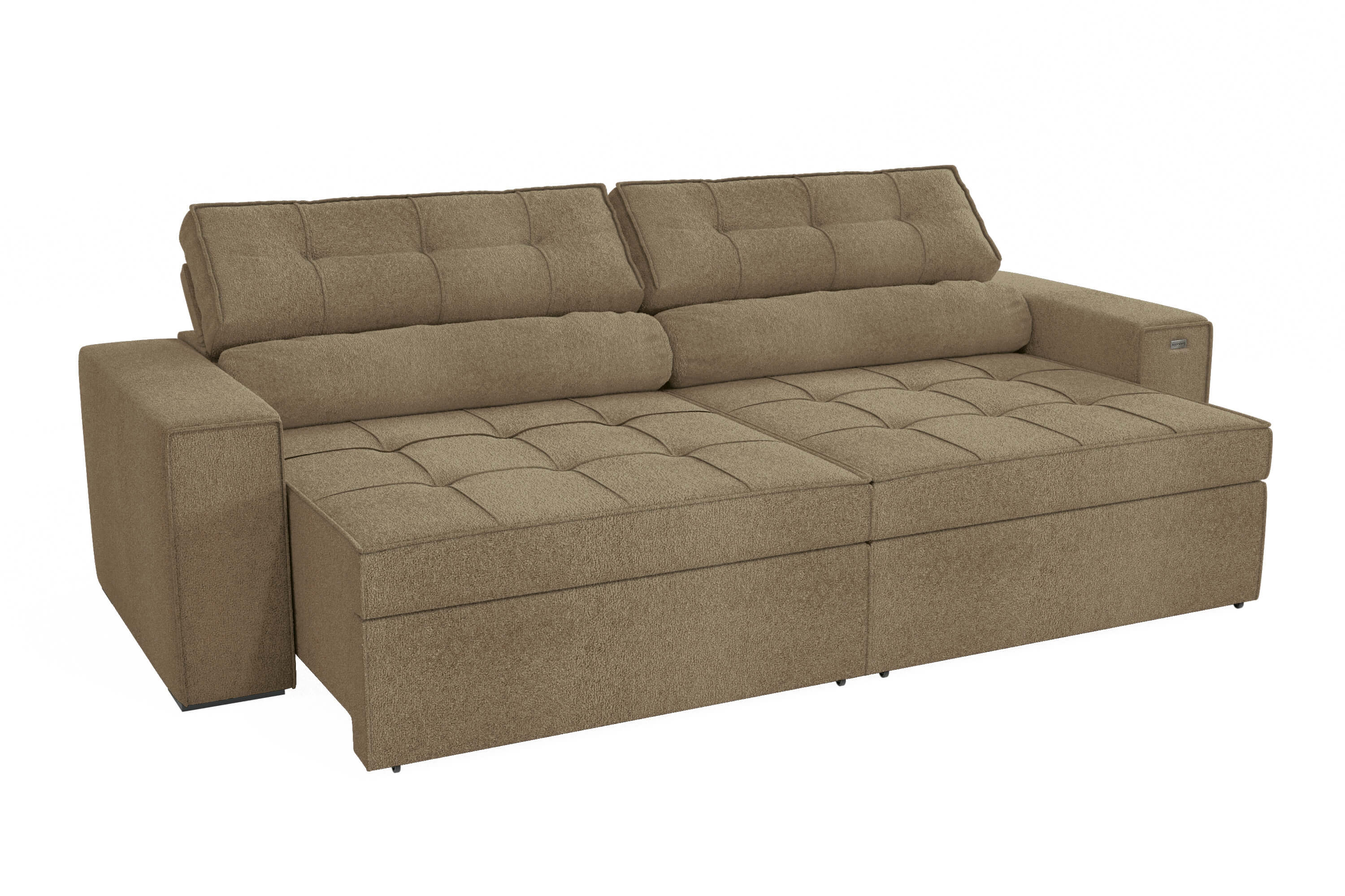 SOFA LANUS ARENA 2.70CM RETRACTIL RECLINABLE
