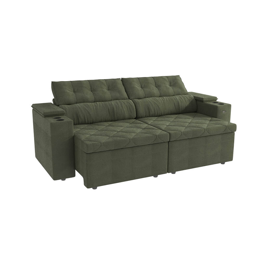 Sofa Otto 260CM - Retractil/Reclinable