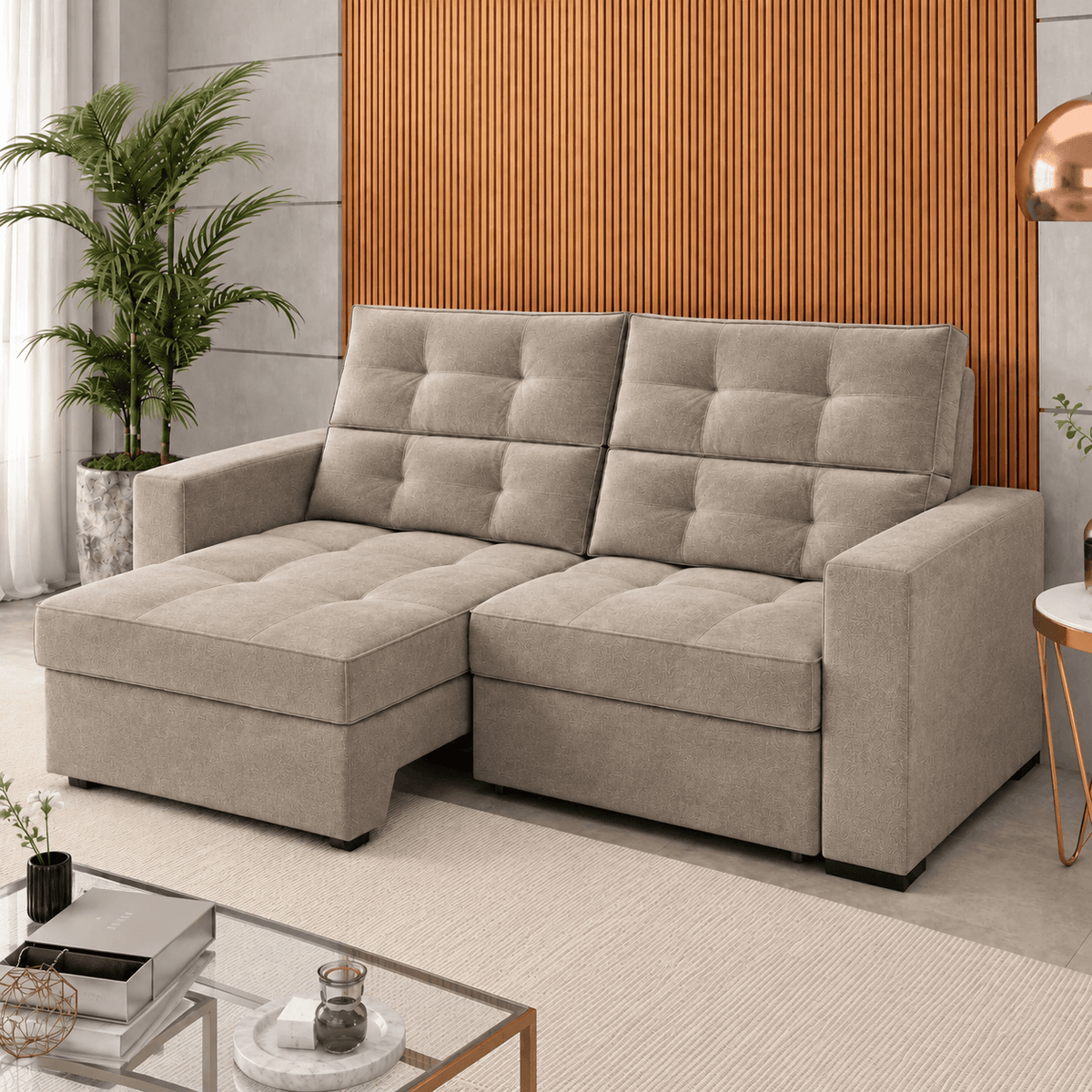 Sofa Lanus Retractil/Reclinable - 200cm