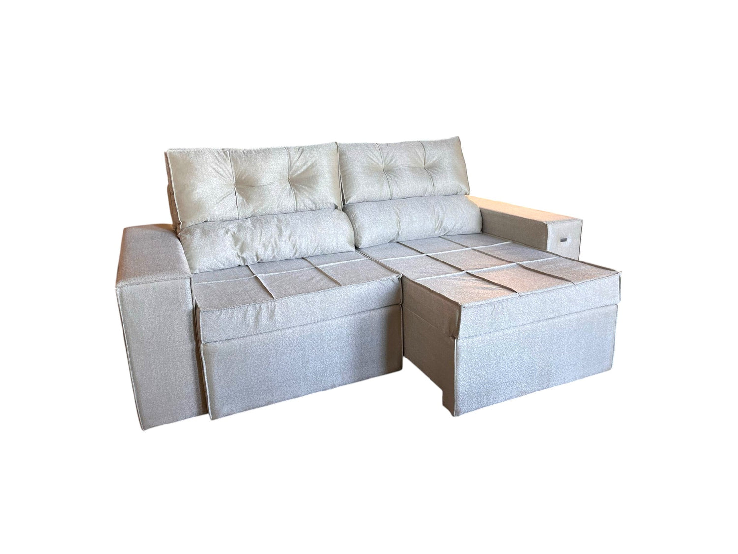 SOFA RETRACTIL/RECLINABLE 6 POSICIONES LANUS 206CM