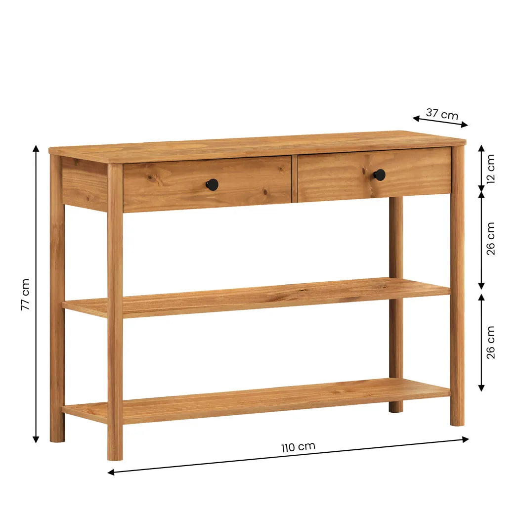 Aparador Recibidor 110CM Apama - Madera Maciza