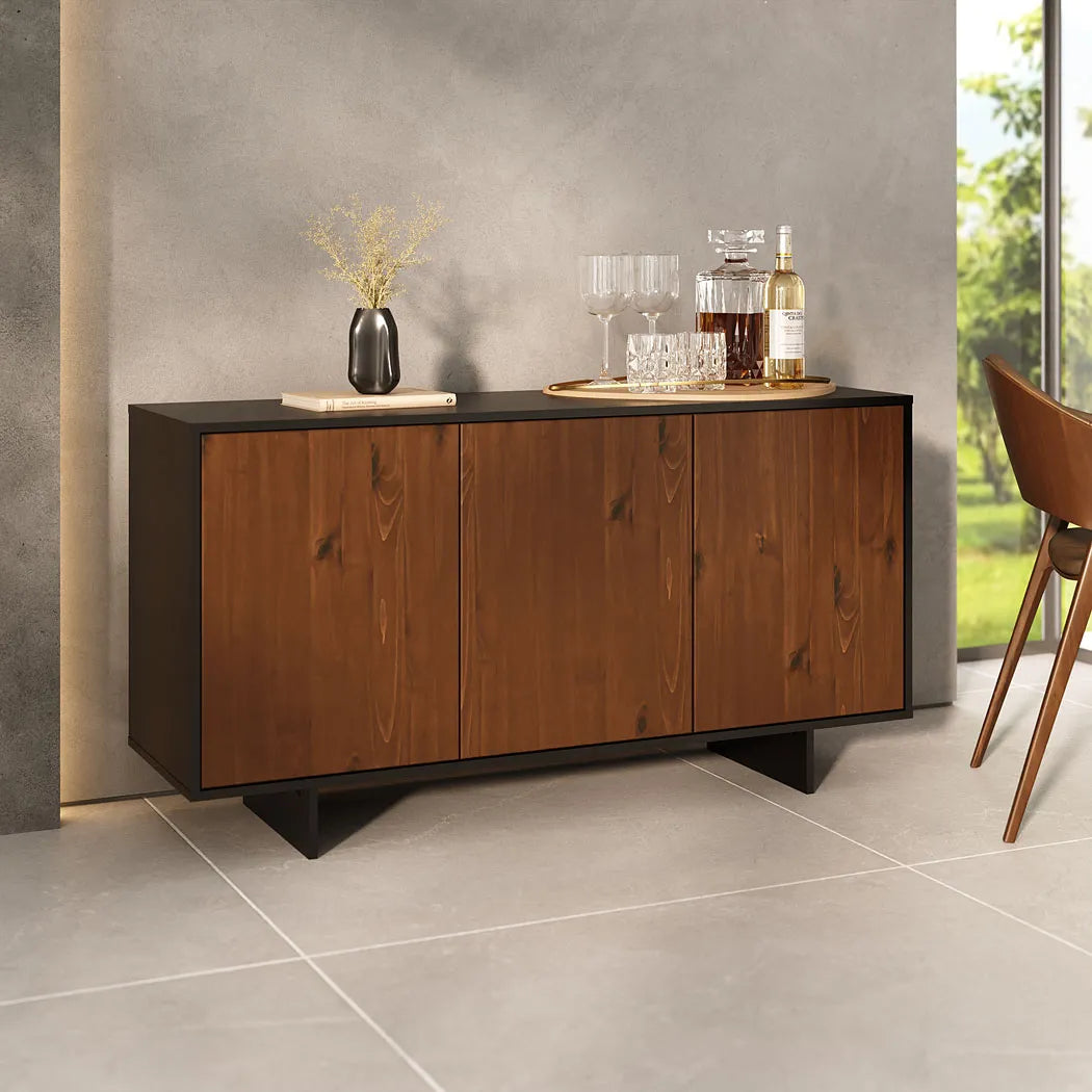Aparador Buffet Arven 135cm - Madera Maciza