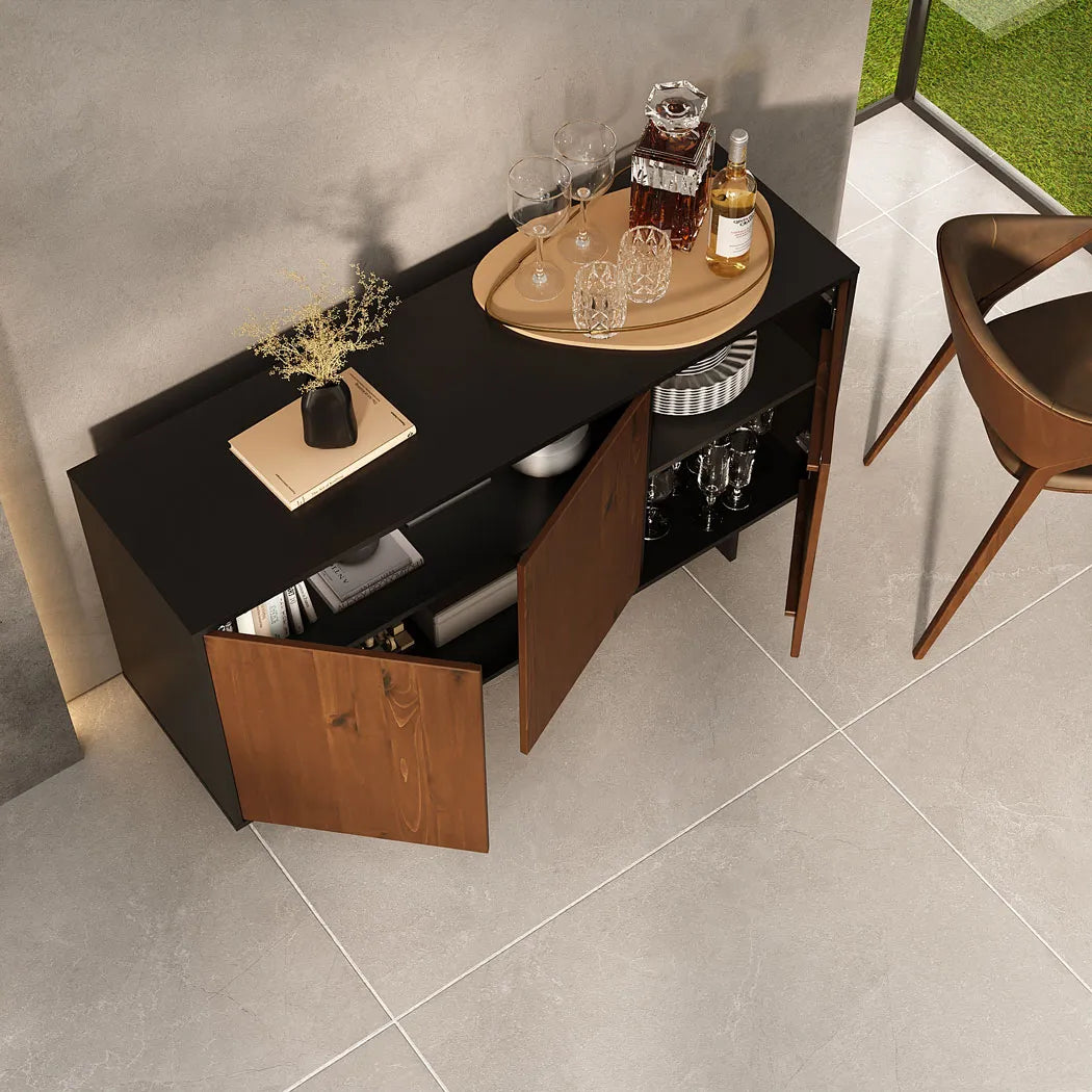 Aparador Buffet Arven 135cm - Madera Maciza