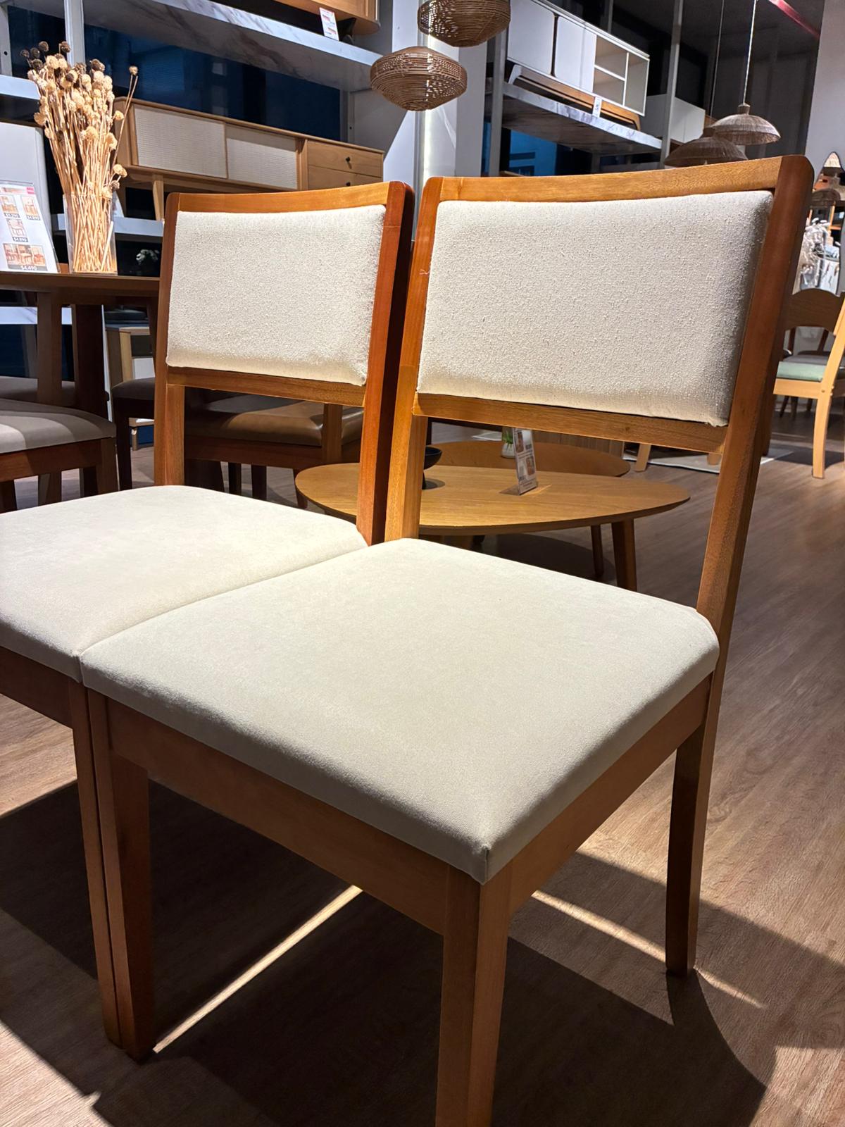 x2 Silla Alice - Madera Maciza Liquidación (Producto Armado)