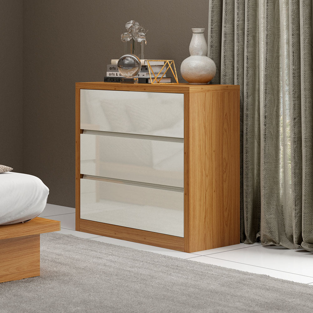 Comoda Mela 90CM 3 Cajones 100% MDF
