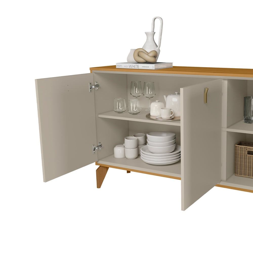 Aparador Recibidor Aura 140cm - Patas en madera maciza