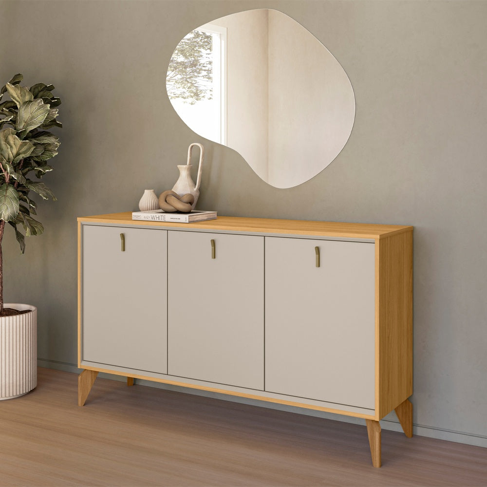 Aparador Recibidor Aura 140cm - Patas en madera maciza