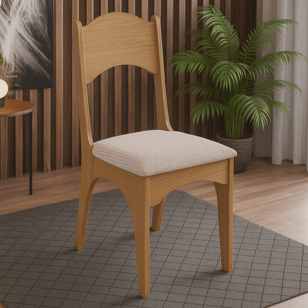 Juego de comedor Berlin 4 sillas - 100% MDF