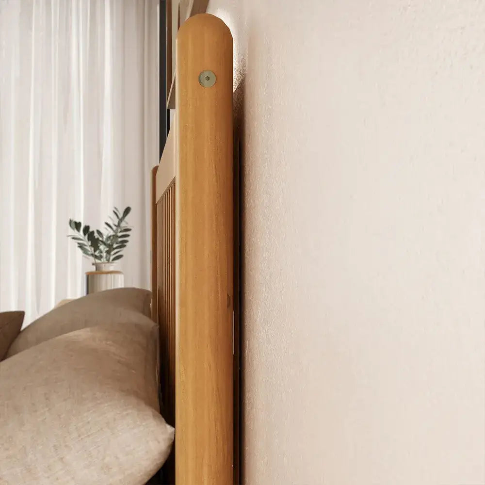Cabecera de Cama Caroline Queen Madera Maciza Ripado 170cm