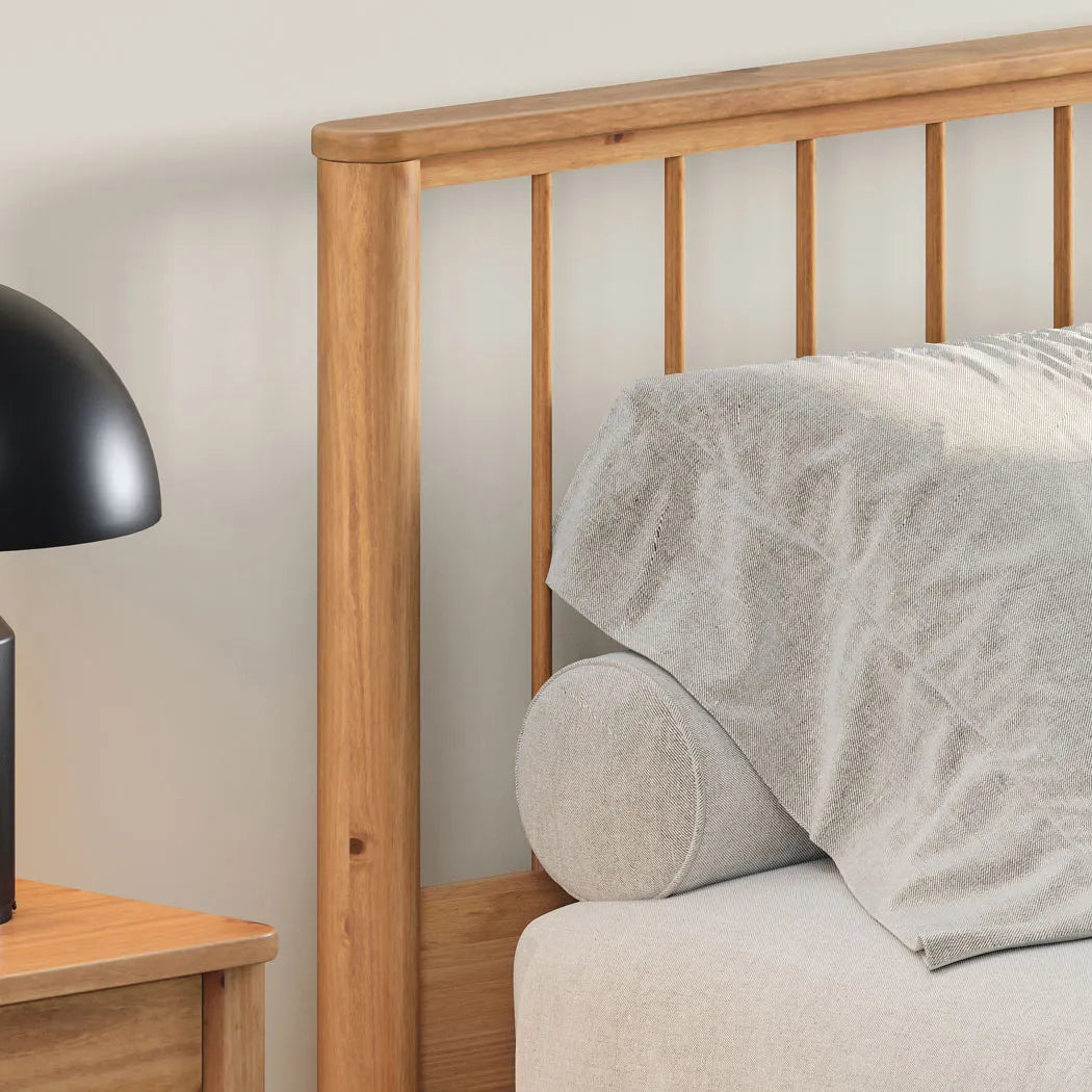 Cama Matrimonial Apama - Madera Maciza
