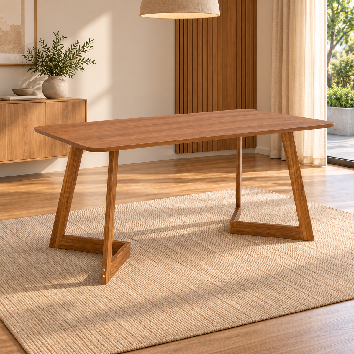 Mesa de Comedor Catania 1.80cm - Madera Maciza