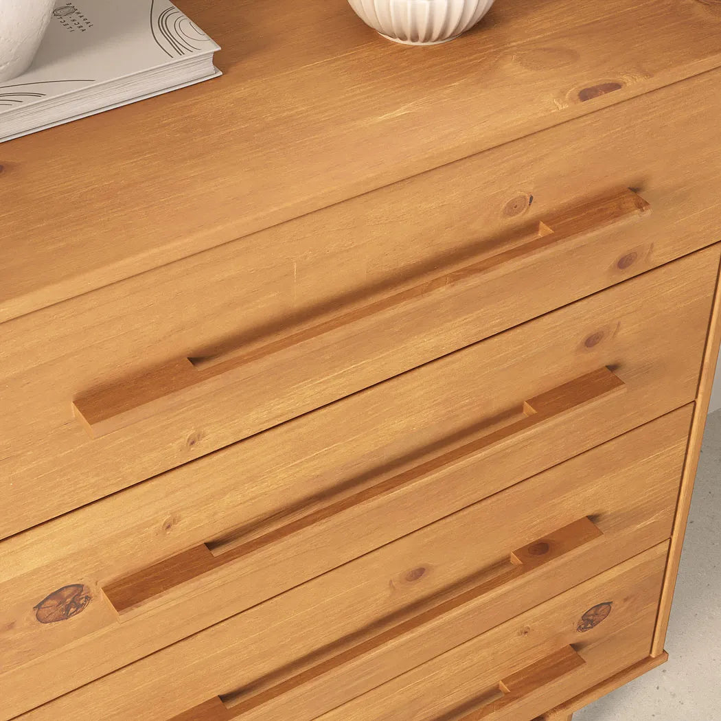 Comoda Trega 80CM 4 Cajones - Madera Maciza