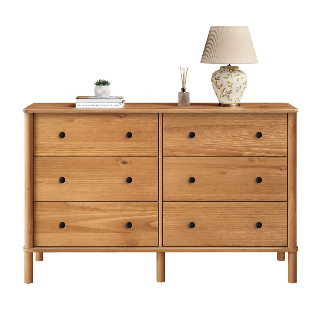 Comoda Apama 130CM 6 Cajones - Madera Maciza