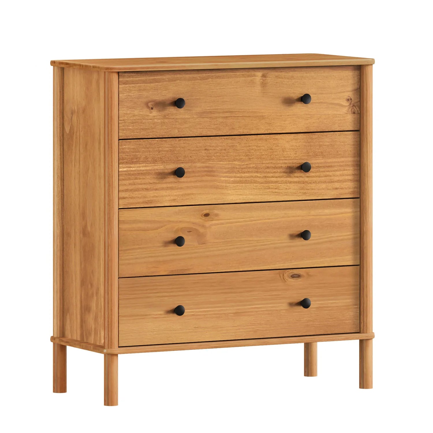 Comoda Apama 90CM 4 Cajones - Madera Maciza