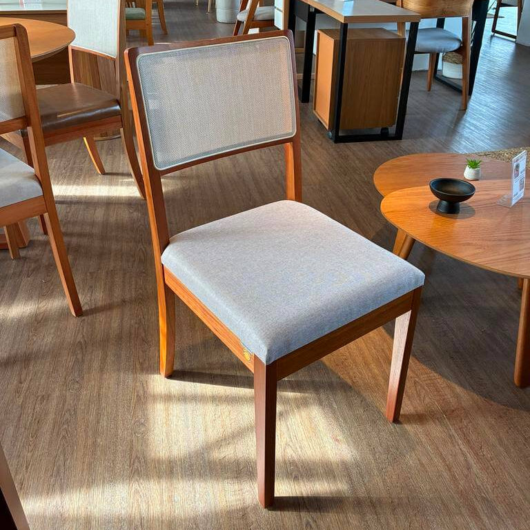 Juego de Comedor Mira con Vidrio Sobrepuesto Blanco con 6 Sillas Lola