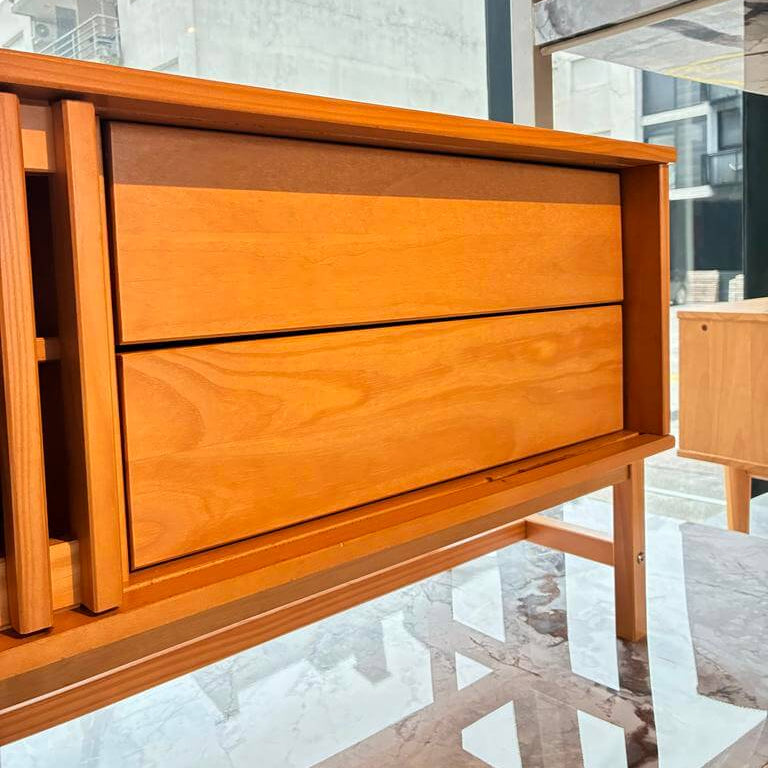 Rack TV 180cm Ader - Madera Maciza