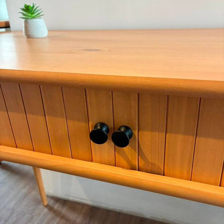 Escritorio Jani con Rolltop - Madera Maciza