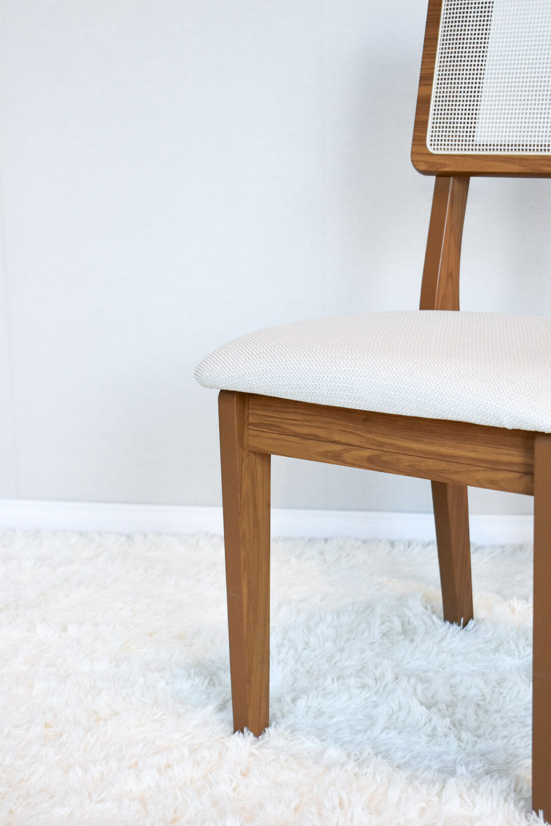 Silla de comedor Monica 100% MDF con RATAN