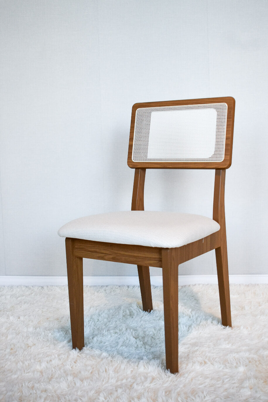 Silla de comedor Monica 100% MDF con RATAN