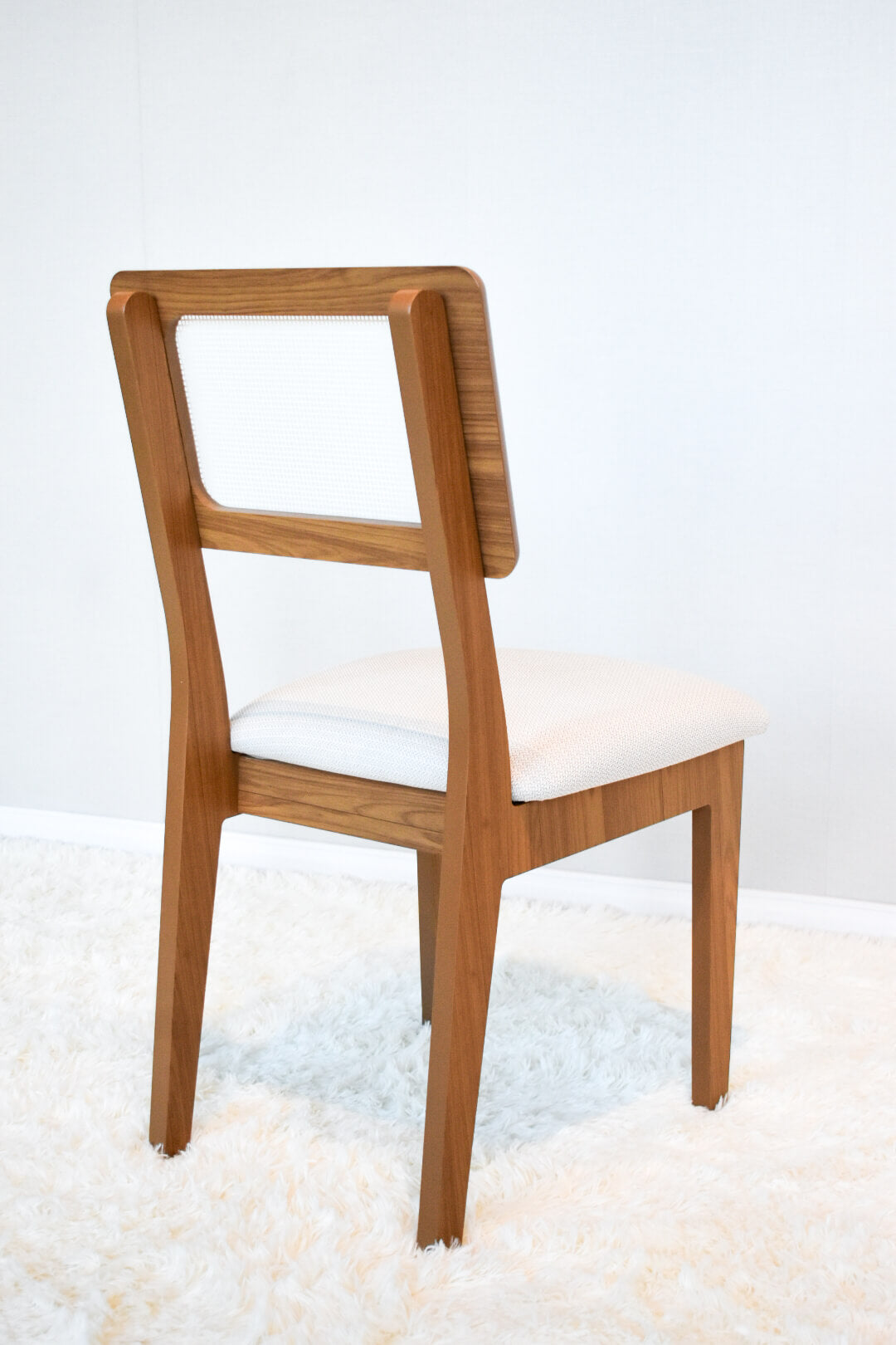 Silla de comedor Monica 100% MDF con RATAN