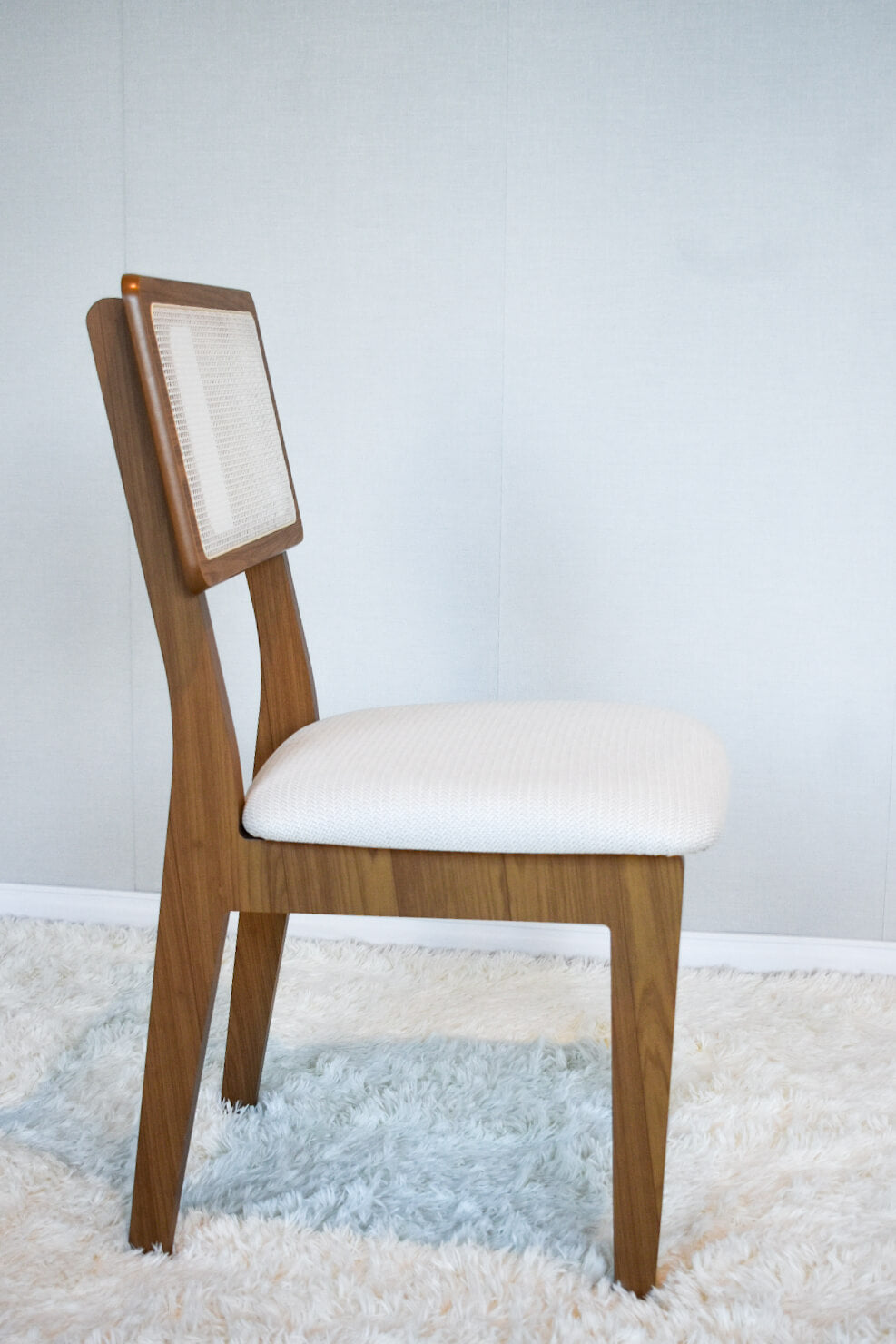 Silla de comedor Monica 100% MDF con RATAN