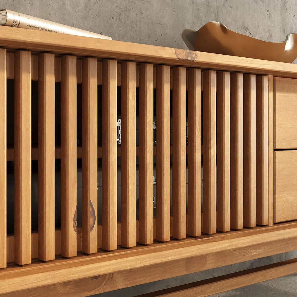 Rack TV 180cm Ader - Madera Maciza