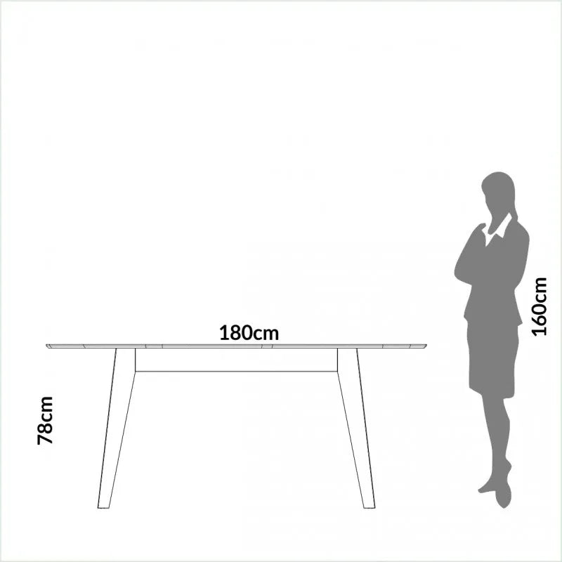 Mesa de Comedor Organica Prisma - 100% MDF