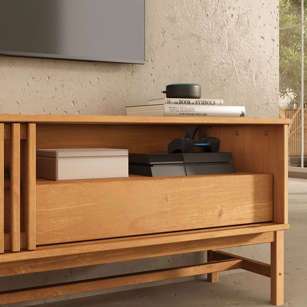 Rack TV 145cm Ader - Madera Maciza