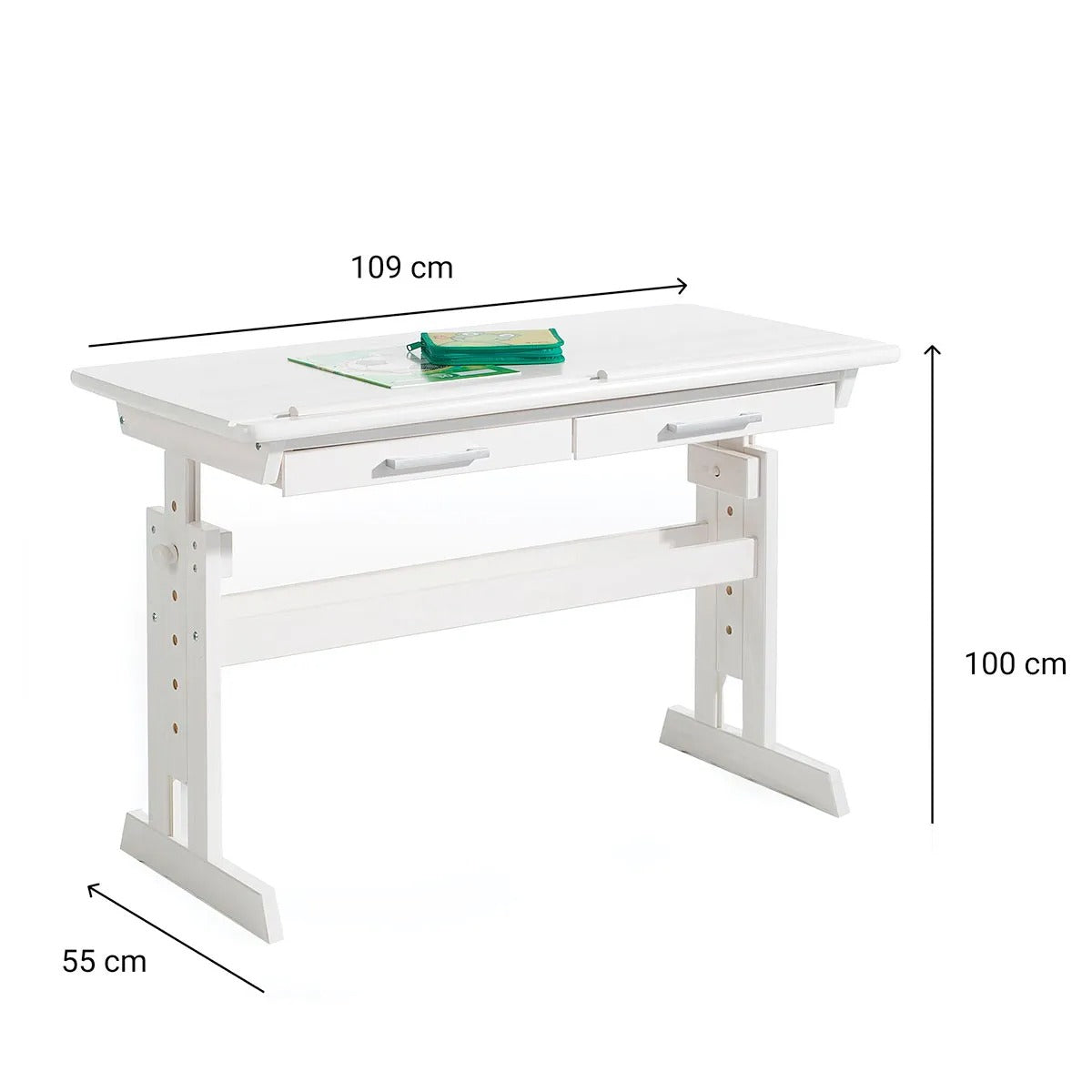 Escritorio 110cm Oli - Madera Maciza