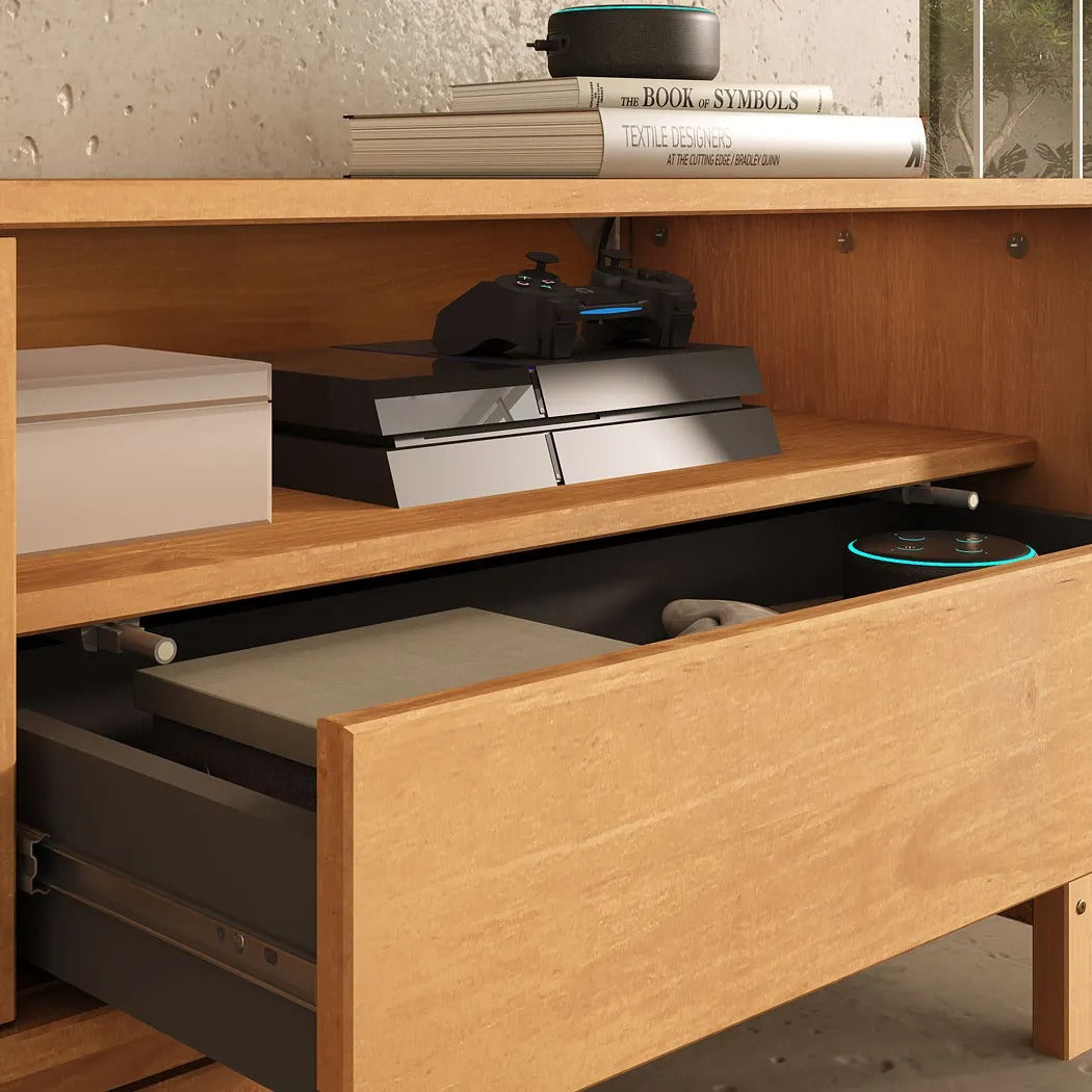 Rack TV 145cm Ader - Madera Maciza