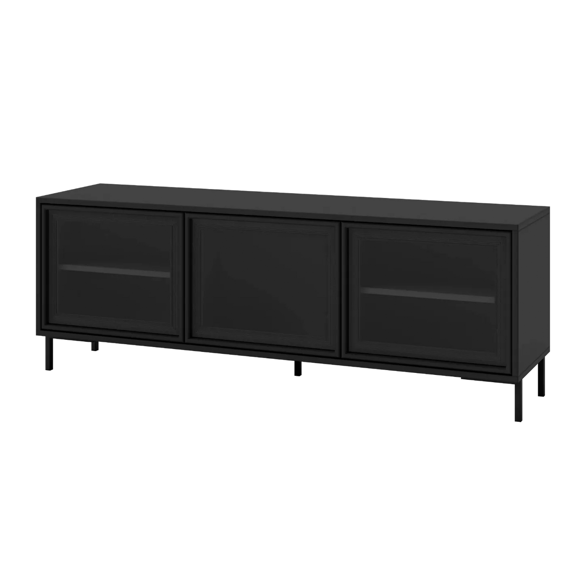 Rack 136cm Puertas de Vidrio - Linea Refresh
