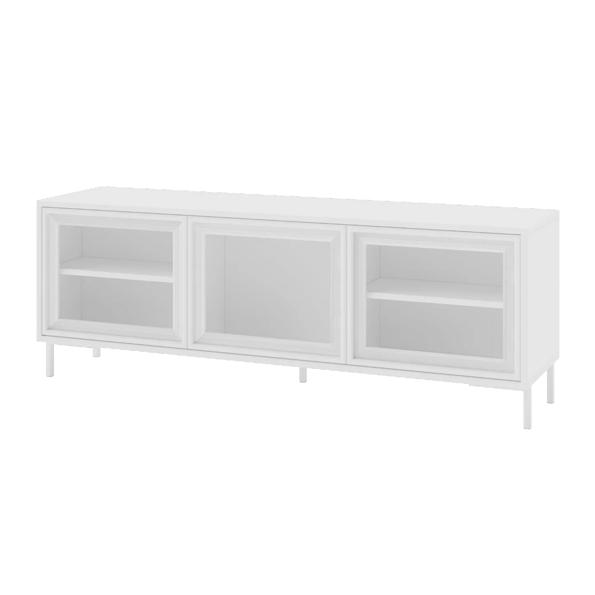 Rack 136cm Puertas de Vidrio - Linea Refresh