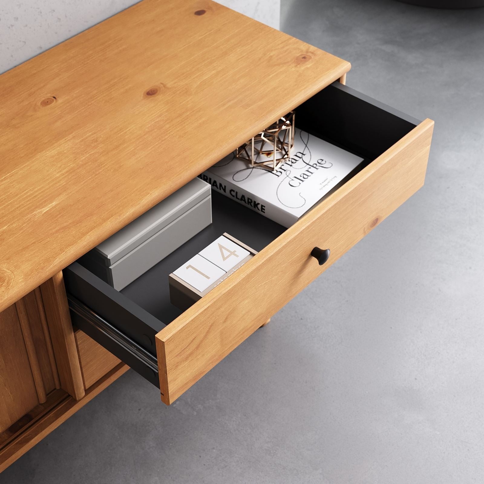 Rack TV 175CM Serena - Madera Maciza