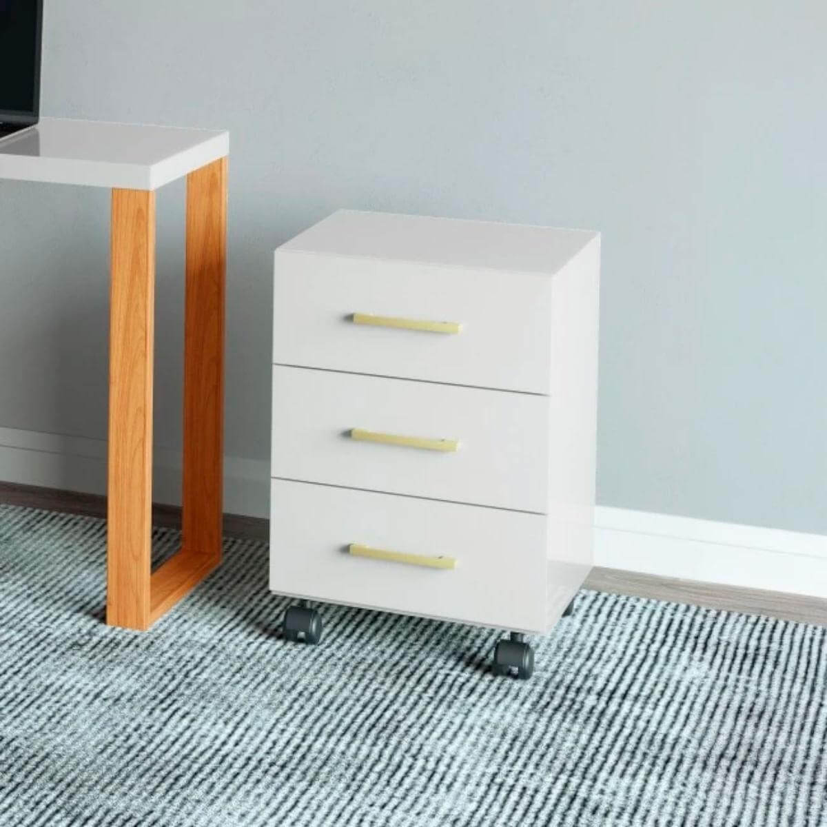 Cajonera con Ruedas 100% Mdf - Linea Factory