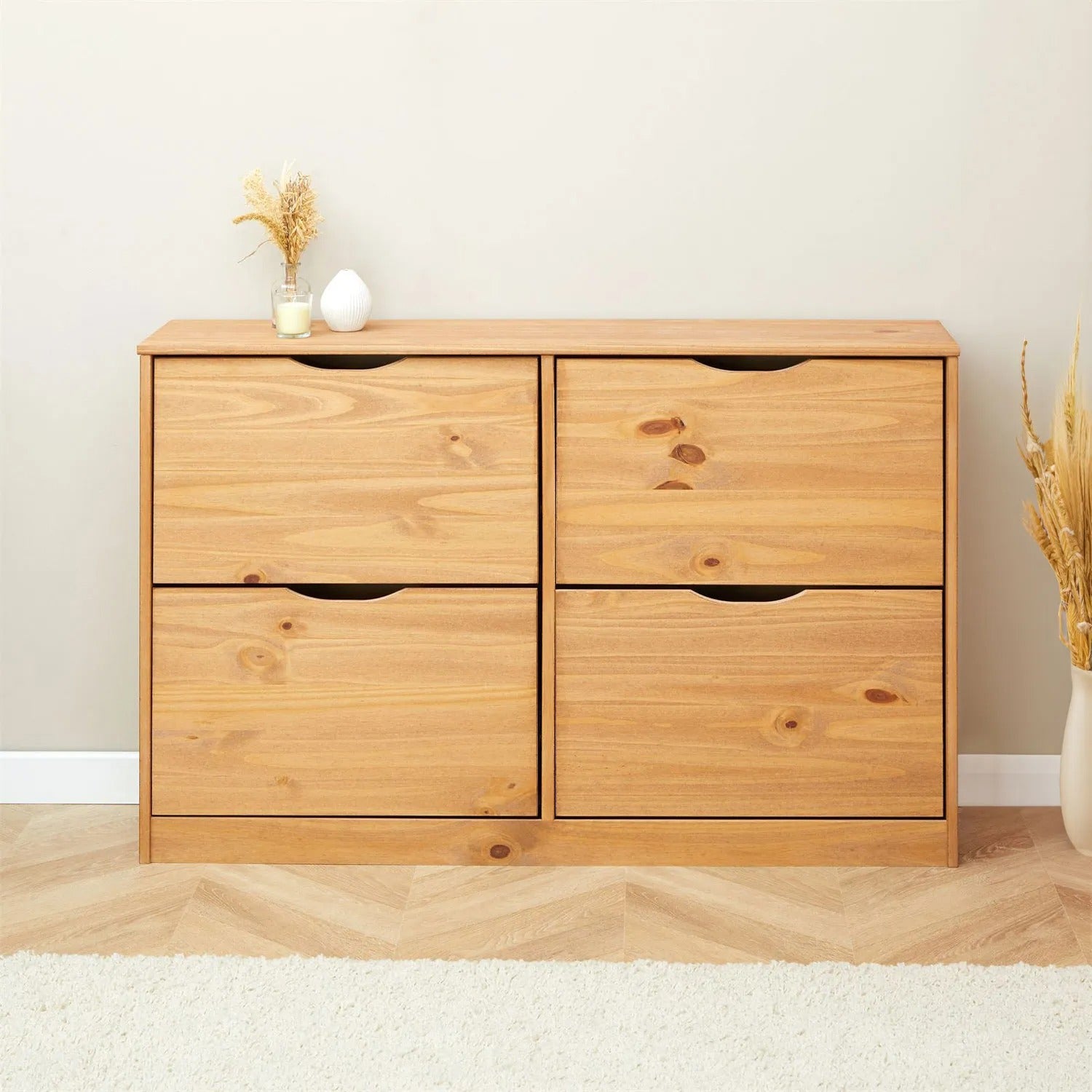 Zapatera Vertical 24 Pares Bali - Madera Maciza