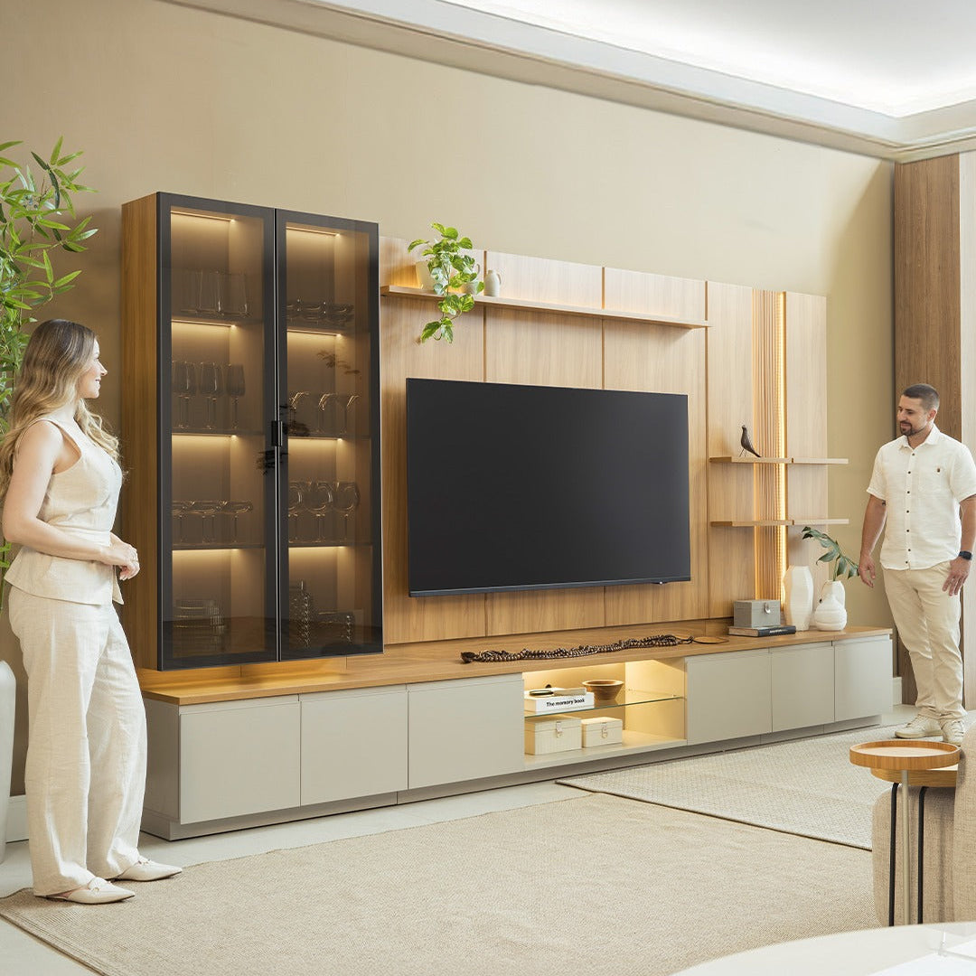 Conjunto Modular - Magnum 380CM - Cristalero con Led
