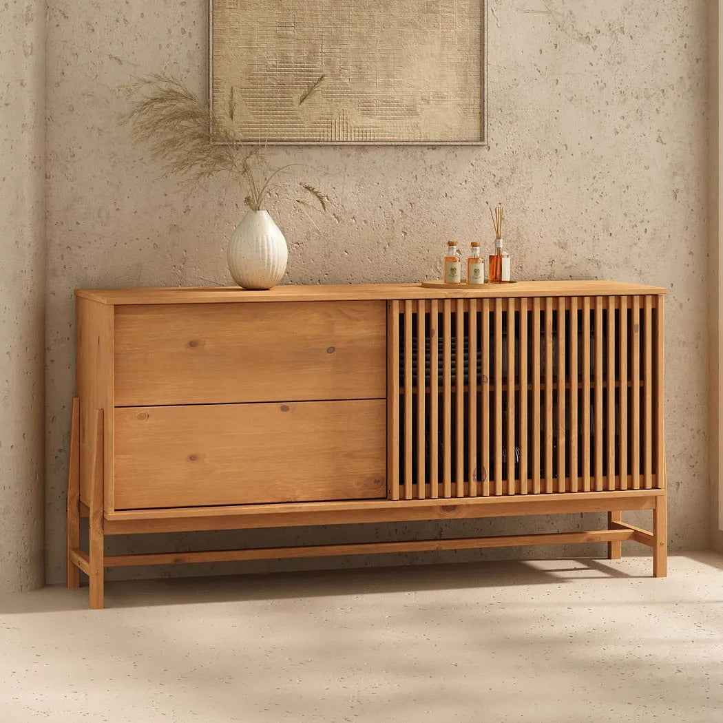 Aparador Buffet 145CM Ader - Madera Maciza