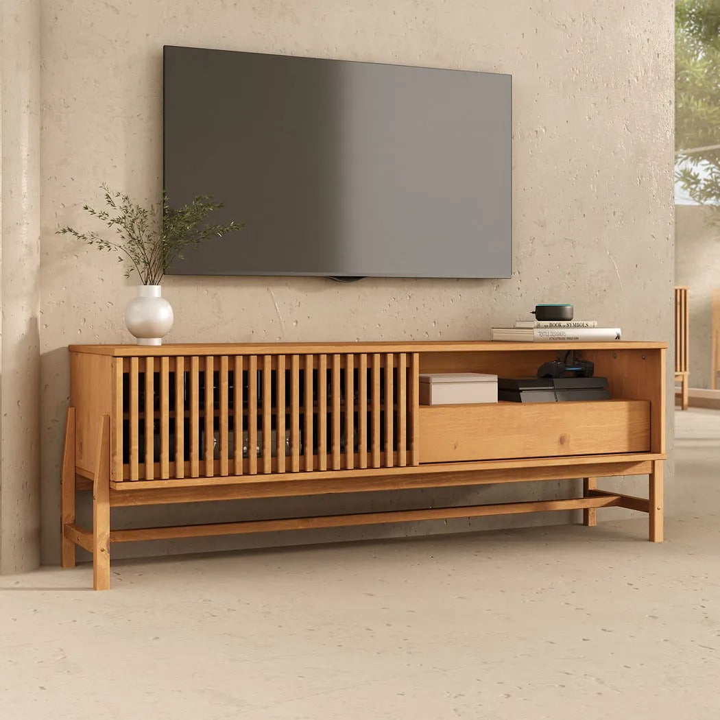 Rack TV 145cm Ader - Madera Maciza